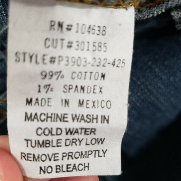 Bella Elemento Distressed Look Jeans Women Size 8 - Picture 7 of 8